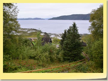 Blick auf den Saguenay-Fjord