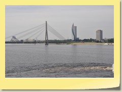 Fluß Düna in Riga