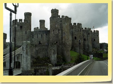 Conwy Castell in Nordwales / England