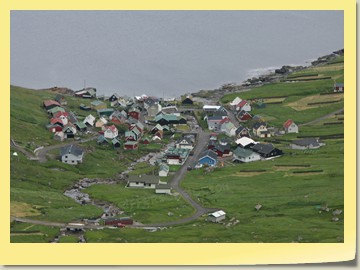 Gjogv auf Eysturoy Runavik / Färöer Inseln