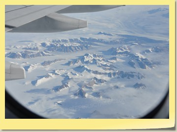 Erster Blick auf Grönland
