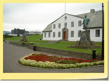 Regierungsgebäude in Reykjavik / Island