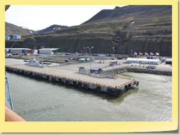 Ablegen in Longyearbyen