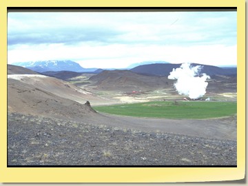 Erdwärmekraftwerk am Mývatn