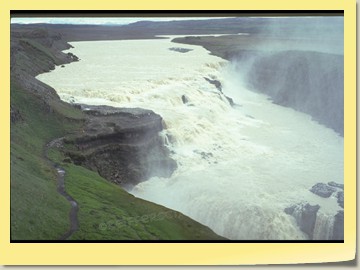 Ausflug zum Gullfoss (Goldener Wasserfall)