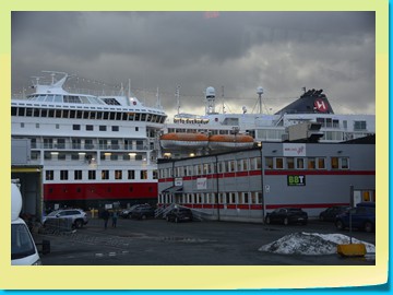 Im Hafen von Trondheim