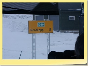 Busfahrt zum Nordkapp