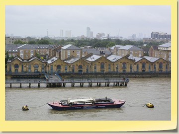 Fahrt auf der Themse nach Greenwich