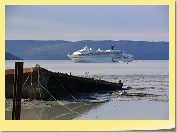 Auf Reede im Kangerlussuaq-Fjord
