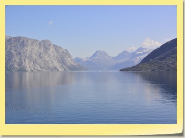Zusätzliche schöne Fjord Fahrt, um den Sturm in der Davis-Straße auszuweichen