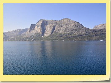 Zusätzliche schöne Fjord Fahrt, um den Sturm in der Davis-Straße auszuweichen