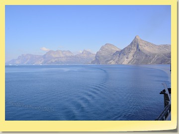 Zusätzliche schöne Fjord Fahrt, um den Sturm in der Davis-Straße auszuweichen