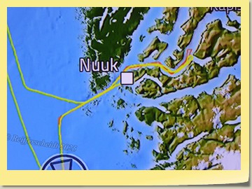 Zusätzliche schöne Fjord Fahrt, um den Sturm in der Davis-Straße auszuweichen