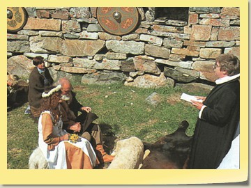 Hochzeit von Weltumsegler Burghard Pieske mit Frau Silke am 25.07.1992 in der Wikingerkirche