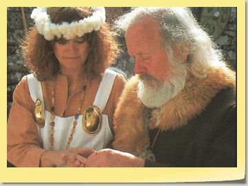 Hochzeit von Weltumsegler Burghard Pieske mit Frau Silke am 25.07.1992 in der Wikingerkirche