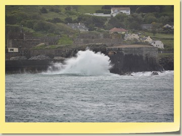 St.Peter Port - zu hoher Schwell - keine Ausbootung