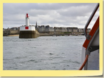 Einfahrt Saint - Malo