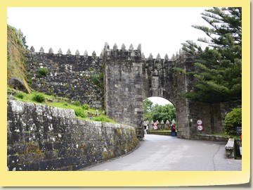 Aufgang zum Parador-Restaurant de Baiona 