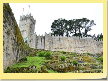 Aufgang zum Parador-Restaurant de Baiona 