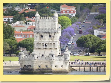 Einfahrt in Lissabon - Torre de Belém
