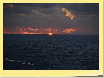 Abendstimmung Richtung Azoren