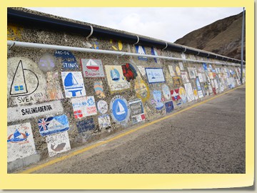 Segler haben sich verewigt