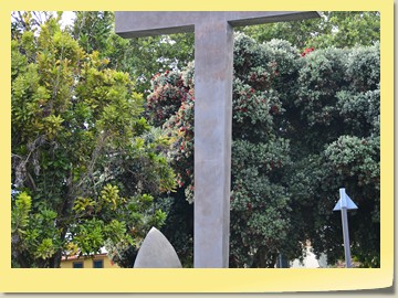 Gedenkkreuz in Funchal