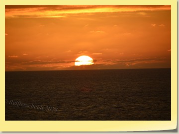 Wieder ein schöner Sonnenuntergang
