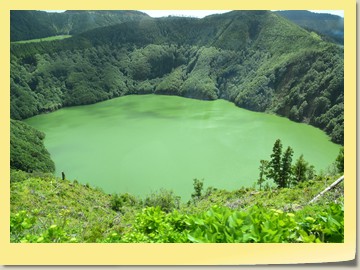 Aussichtspunkt auf die Lagune von Santiago