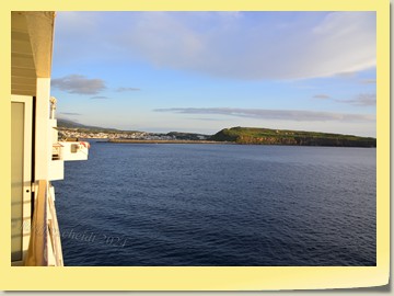 Erster Blick auf Praia da Vitoria