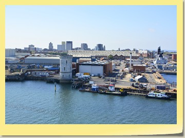 Ein- und Ausfahrt Portsmouth