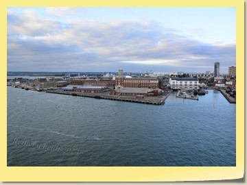 Ein- und Ausfahrt Portsmouth