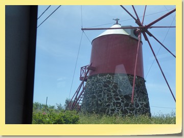 Typische holländische Inselmühle