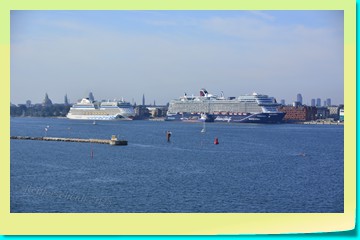 Wir liegen weit draußen