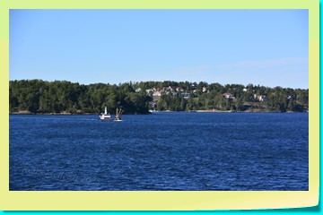 Fahrt durch die Schären 