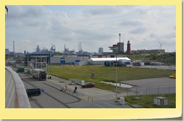 Blick aufs Hafengebiet