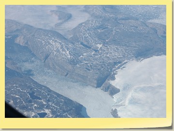 Erster Blick auf Grönland