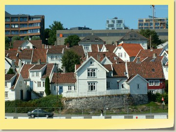 Altstadt Stavanger / Norwegen