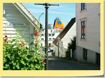 Altstadt Stavanger / Norwegen