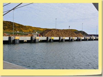 Wir liegen im Industriehafen