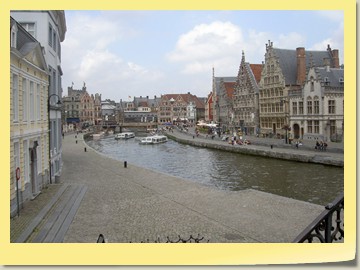 Grachten in Gent / Belgien