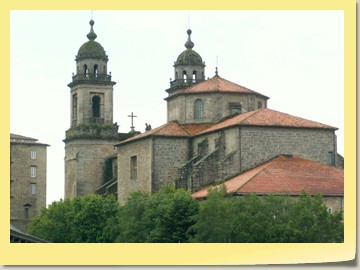 Erster Blick auf Santiago de Compostela