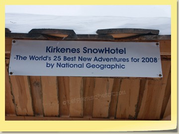 Ausflug zum Kirkenes Schneehotel