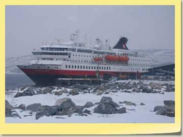 Zurück am Hafen in Kirkenes
